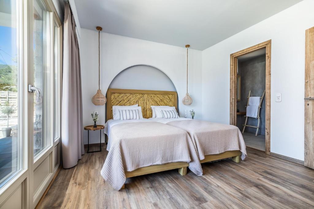 Postel nebo postele na pokoji v ubytování Villa Kingstone