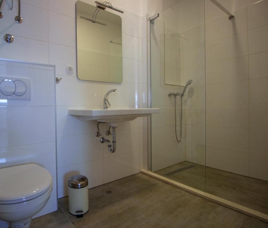 Koupelna v ubytování Apartments ZINA