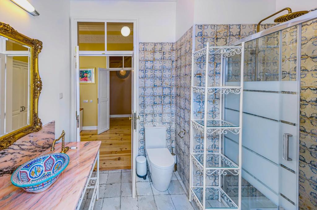 Koupelna v ubytování Mosaiko 5 Suites