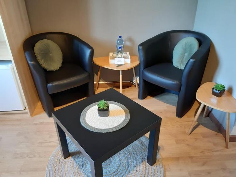 Posezení v ubytování B&B Circuitez-vous
