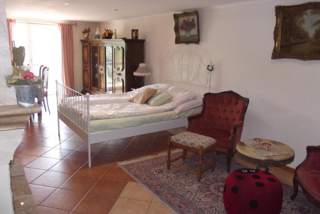 Ένα ή περισσότερα κρεβάτια σε δωμάτιο στο Apartament Monika Podzamcze 10