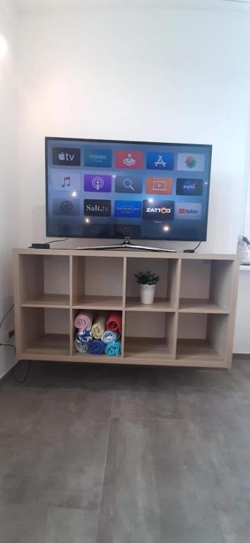 TV a/nebo společenská místnost v ubytování Apartment Alina