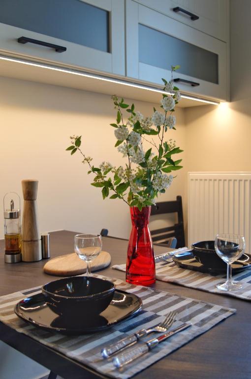 Kuchyň nebo kuchyňský kout v ubytování Lucas home