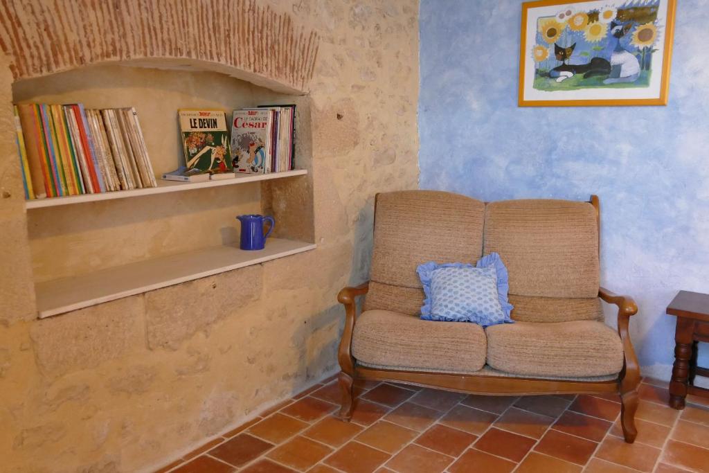 Chambres d'hôtes de la Grande Combe - Habitación Doble Con Vistas Al Jardín