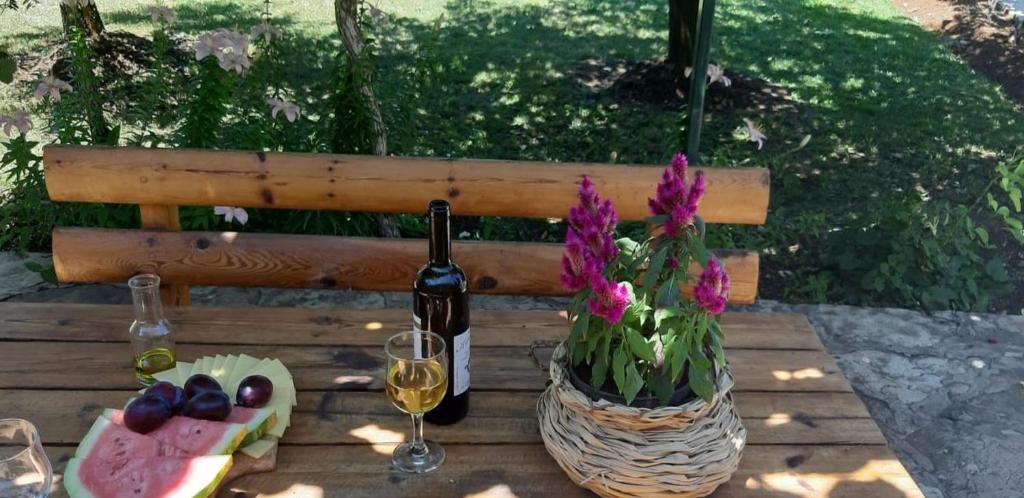 Vonkajšia záhrada v ubytovaní New Holiday House, near Makarska