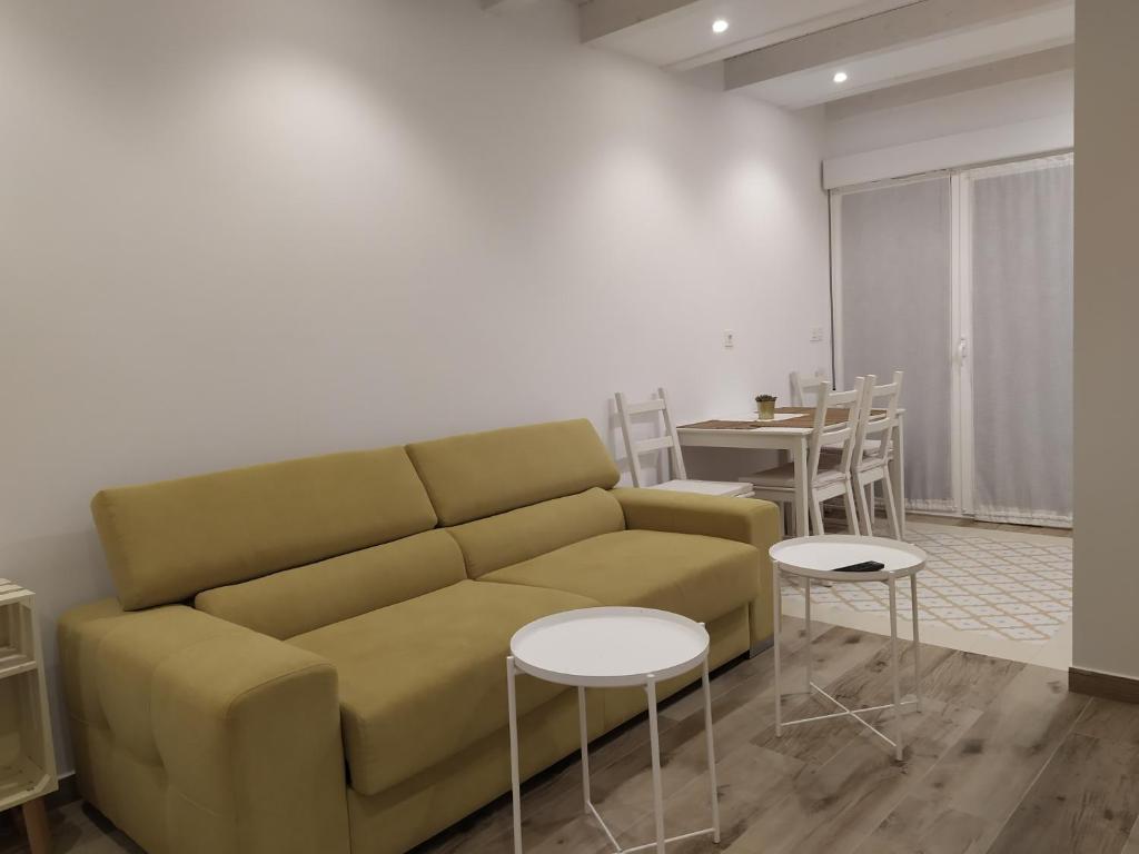 Posezení v ubytování Apartamentos El Brezu