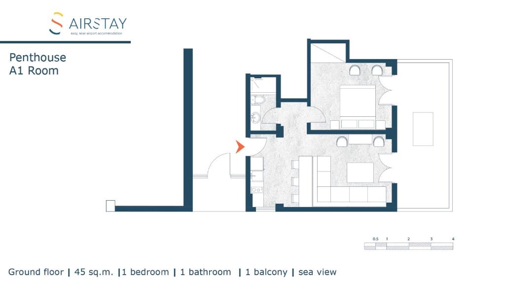 Penthouse & apartments by the Sea airport Airstay - Apartamento Con Vista Al Mar