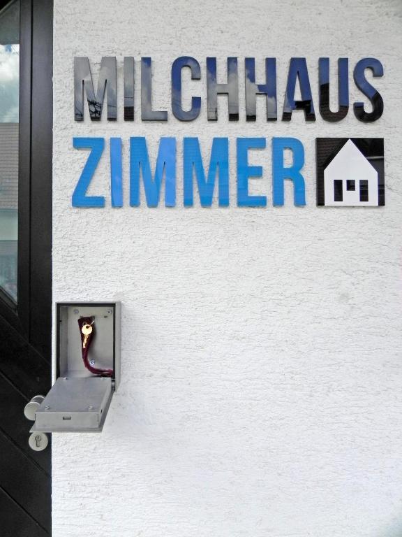 Certifikát, hodnocení, plakát nebo jiný dokument vystavený v ubytování Milchhaus Zimmer - Tiny House