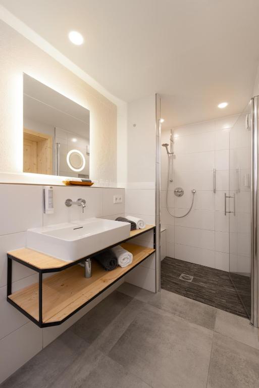 Koupelna v ubytování freistil Boutiquehotel