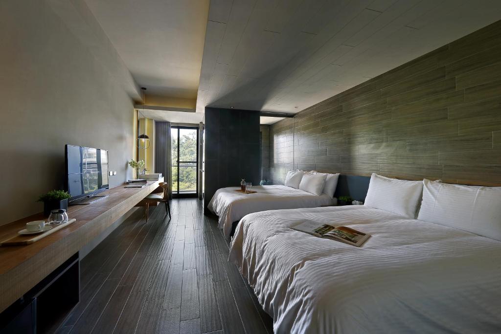 Sun Moon Lake Blue Sky Bay B&B - Chambre Quadruple Supérieure
