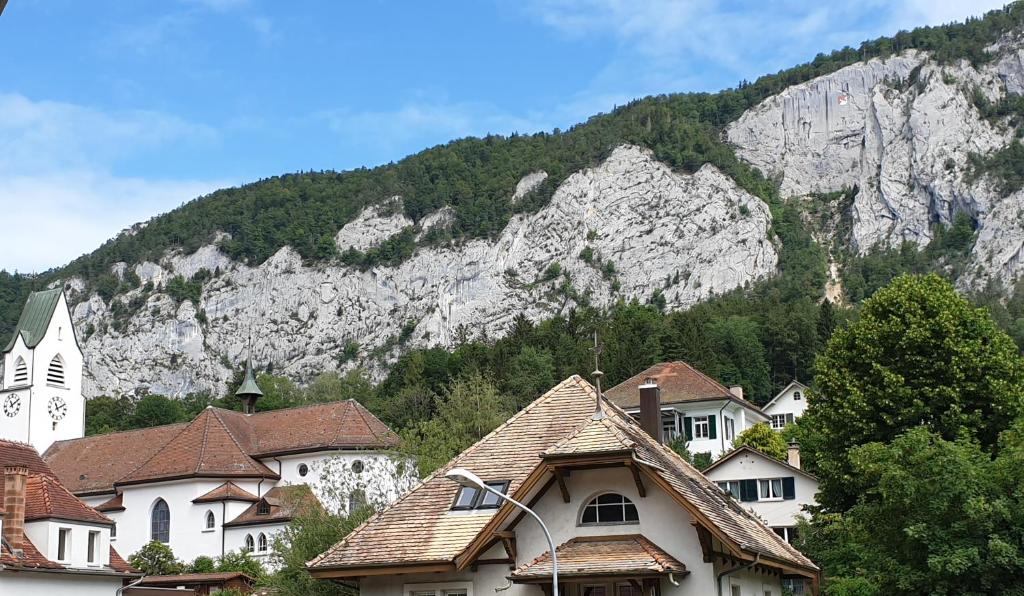 Nespecifikovaný výhled na hory nebo výhled na hory při pohledu z hotelu