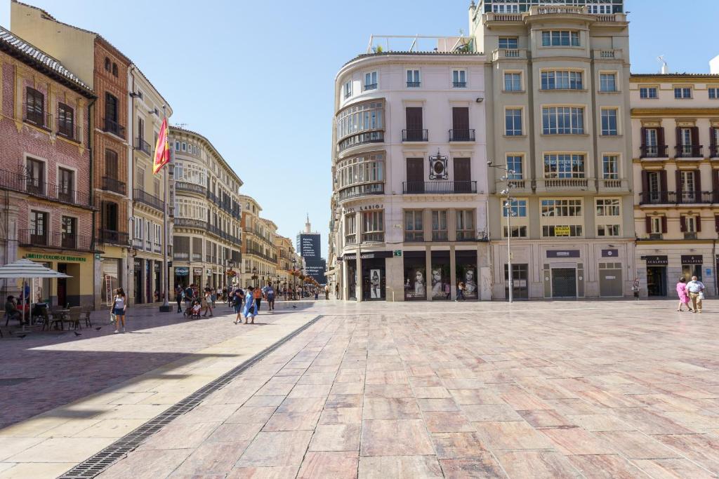 Výhľad na mesto Malaga alebo výhľad na mesto priamo z apartmánu