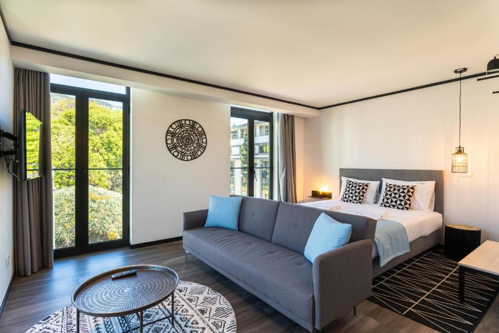 Posezení v ubytování Zarco Apartments by Mercado Funchal