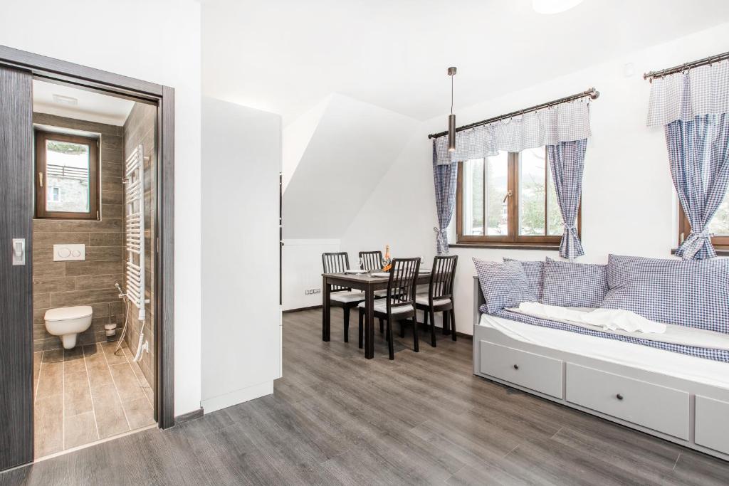 Posezení v ubytování Apartmany Na Salasi