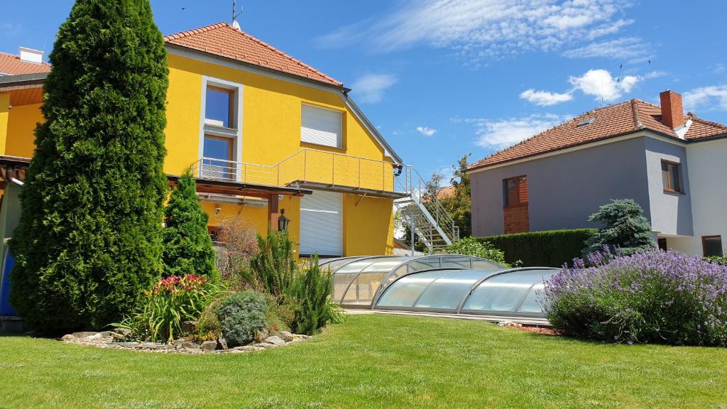 Zahrada ubytování Apartmány Znojmo