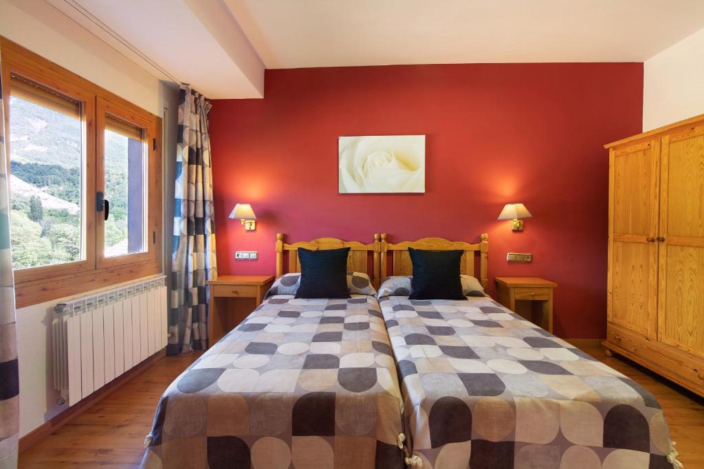Cama o camas de una habitación en Hotel Cinca
