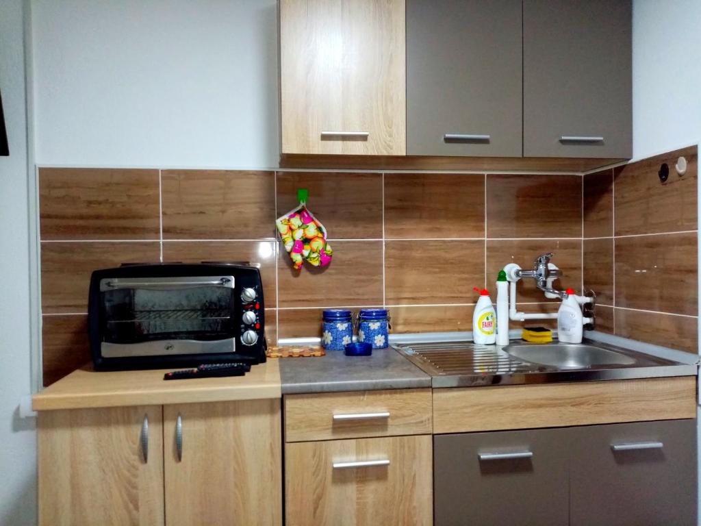 Kuhinja oz. manjša kuhinja v nastanitvi Apartmani Ćosić