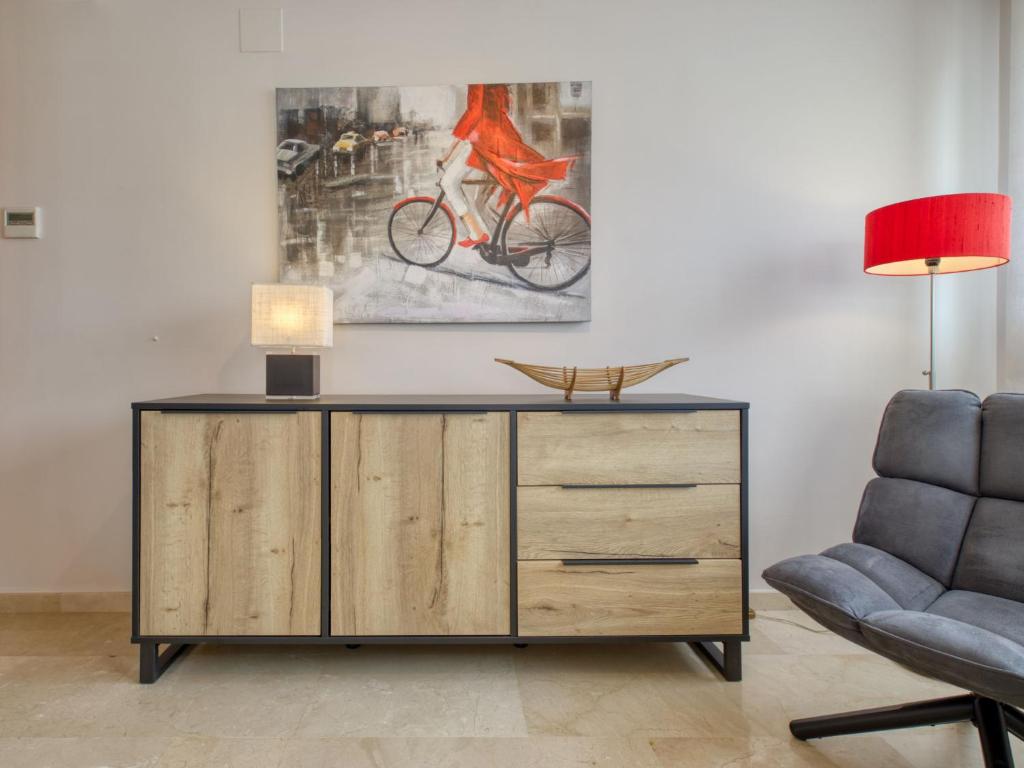 Posezení v ubytování Apartment Marina Raset by Interhome