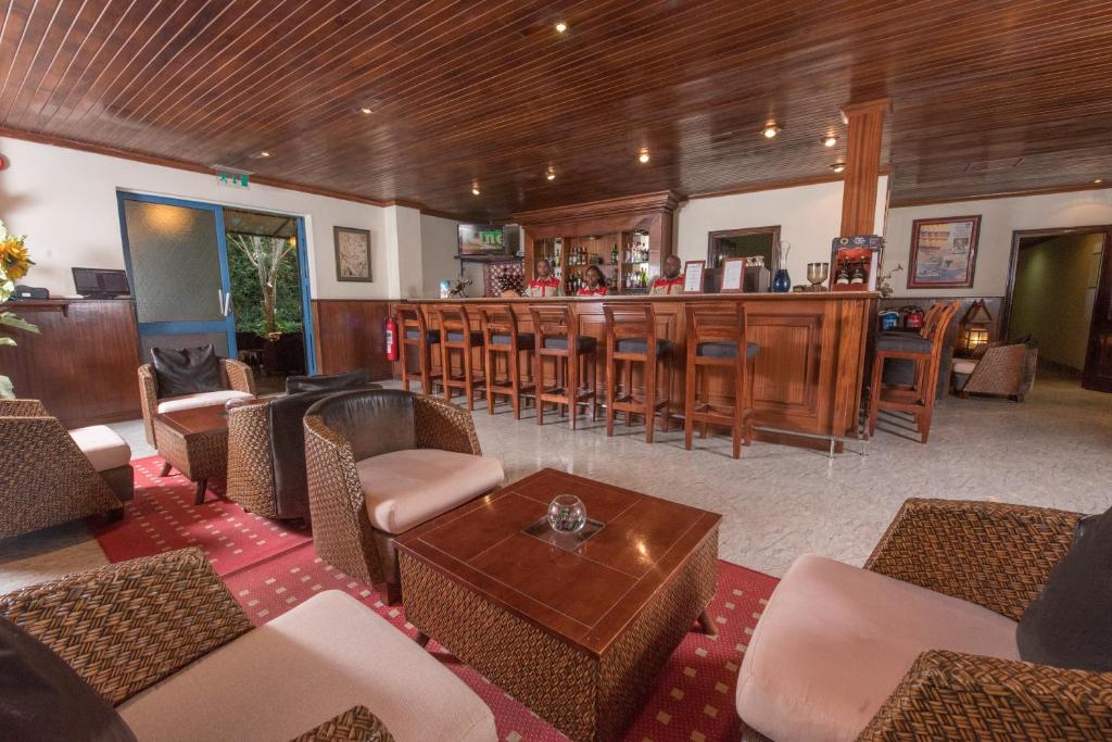 Posezení v ubytování La Mada Hotel
