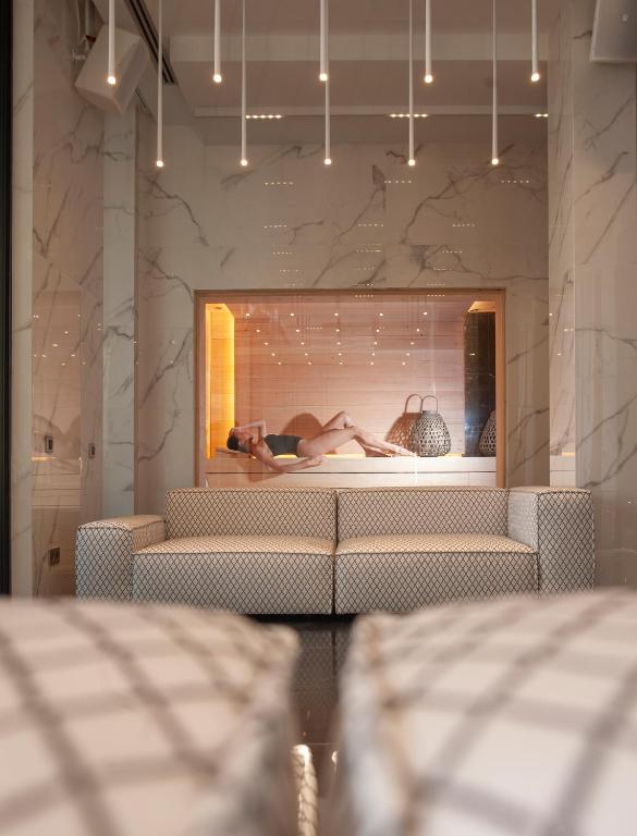 Posezení v ubytování Villa Geba Boutique Hotel