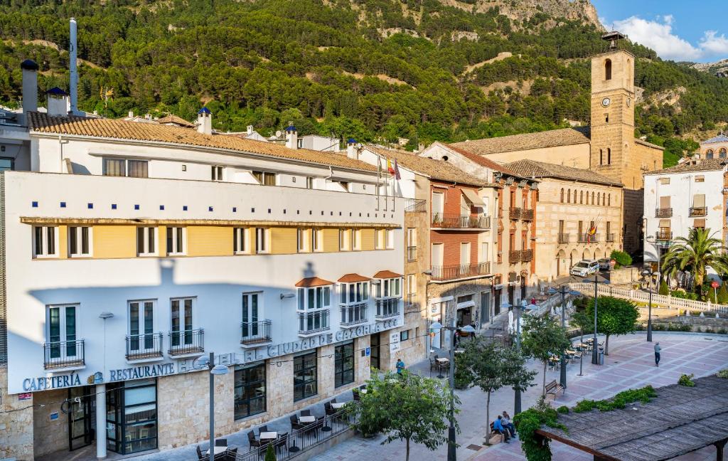 Widok na góry z tego hotelu