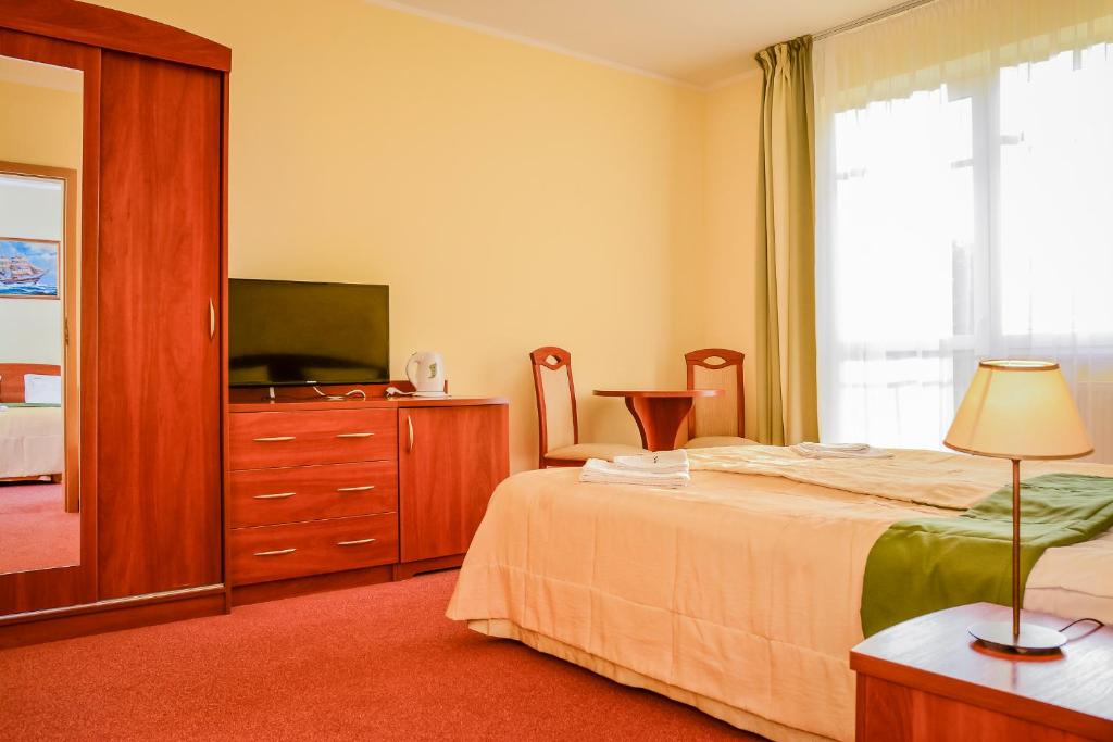 Telewizja i/lub zestaw kina domowego w obiekcie Villa Sylvia