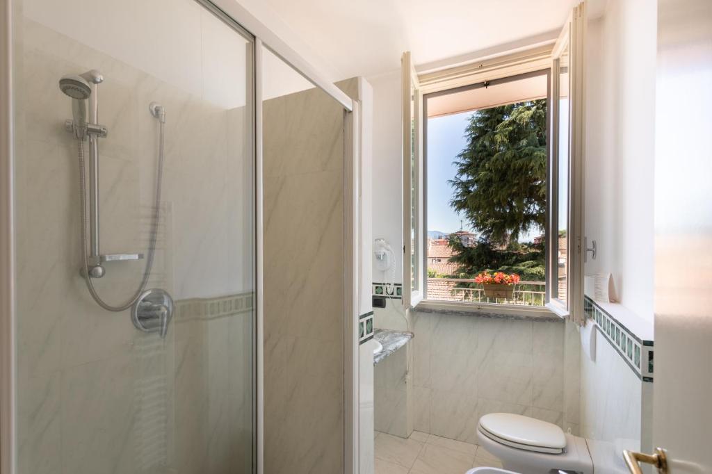 Koupelna v ubytování Hotel Dei Tigli