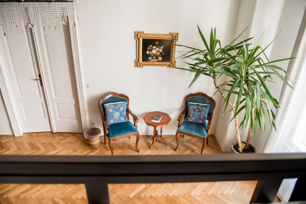Posezení v ubytování Vienna Boutique - Premium Hostel