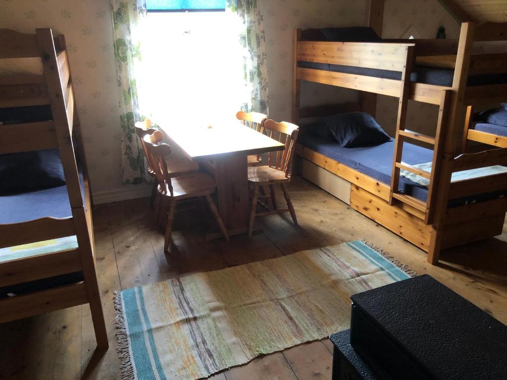 Postel nebo postele na pokoji v ubytování Vandrarhem Svänö