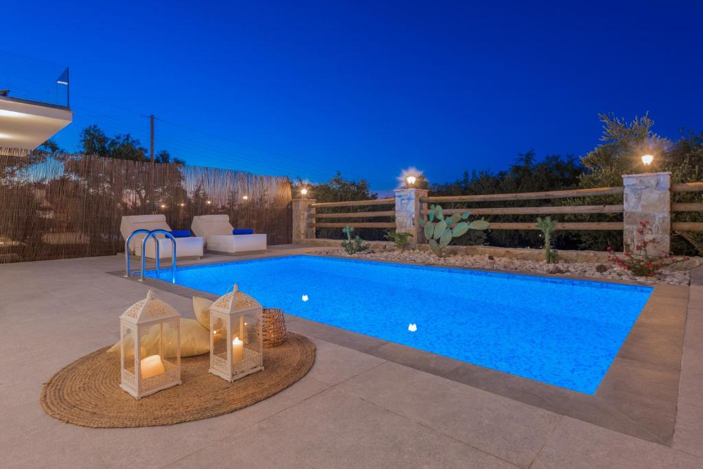 The swimming pool at or close to Queen of Zakynthos Luxury Villas