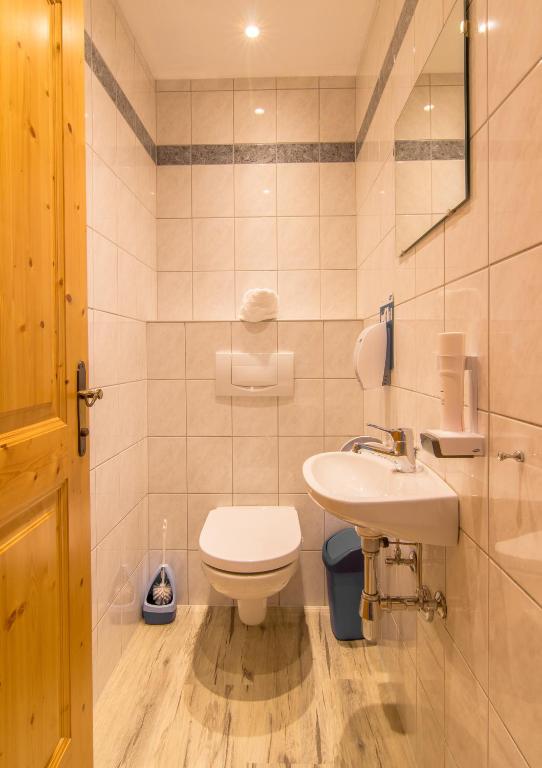 Koupelna v ubytování Haus Elisabeth