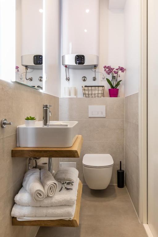 Kúpeľňa v ubytovaní Promenade Room Split ****