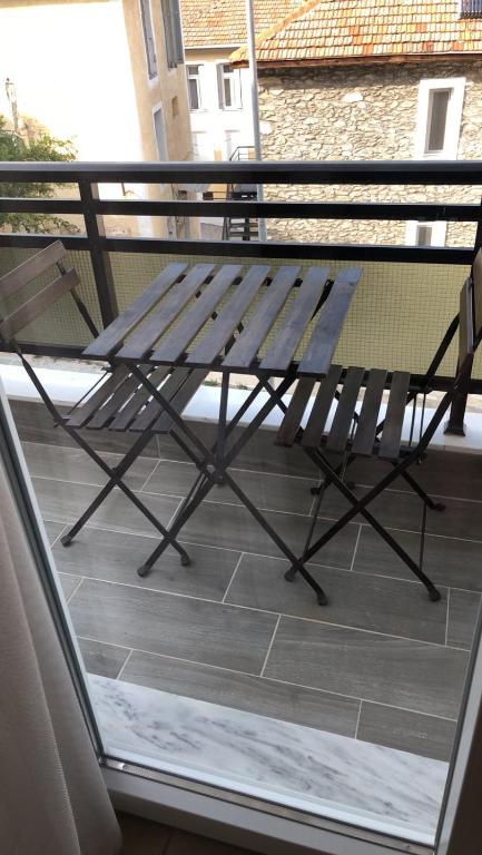 Balkón nebo terasa v ubytování Velvet Blue