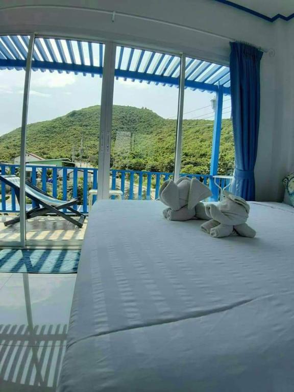 Balkón nebo terasa v ubytování Blue sky Koh larn Resort