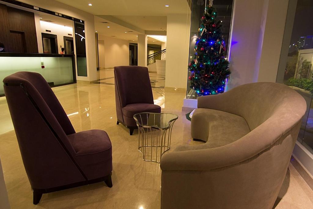 Posezení v ubytování Hotel Diradja