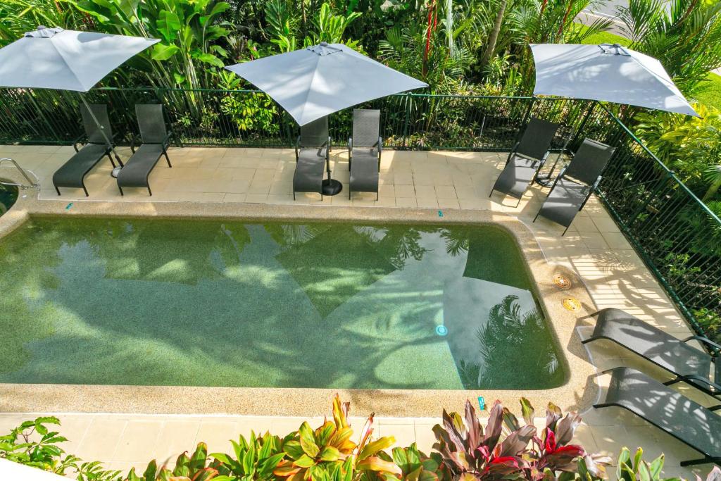 Der Swimmingpool an oder in der Nähe von Port Douglas Apartments - Adults Only Oasis