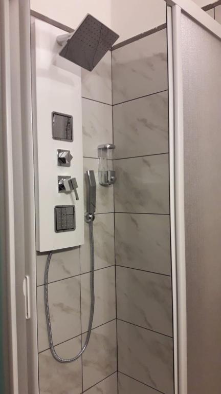 Koupelna v ubytování Hotel Marconi