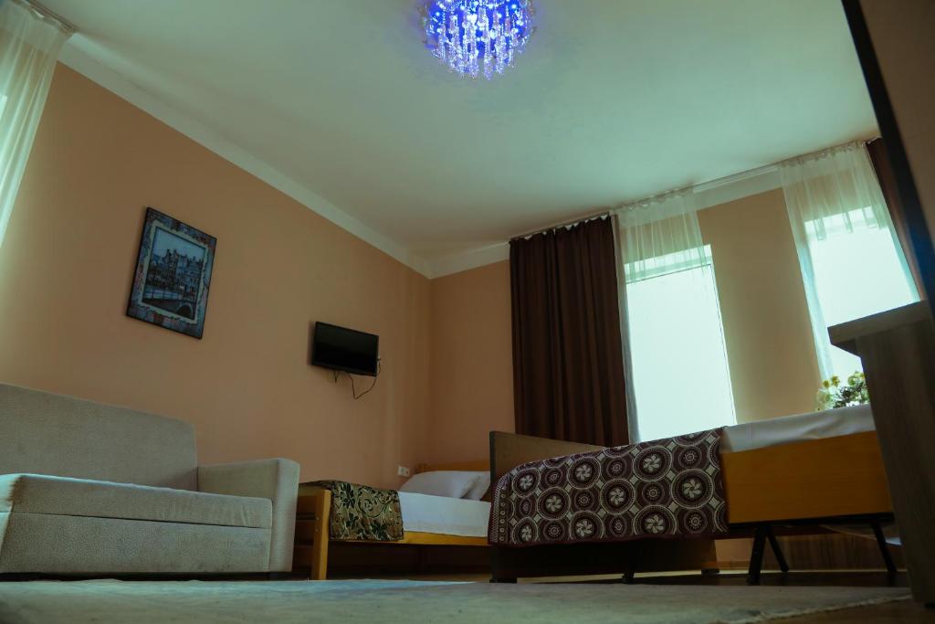 TV a/nebo společenská místnost v ubytování Hotel Borjomi Aisi
