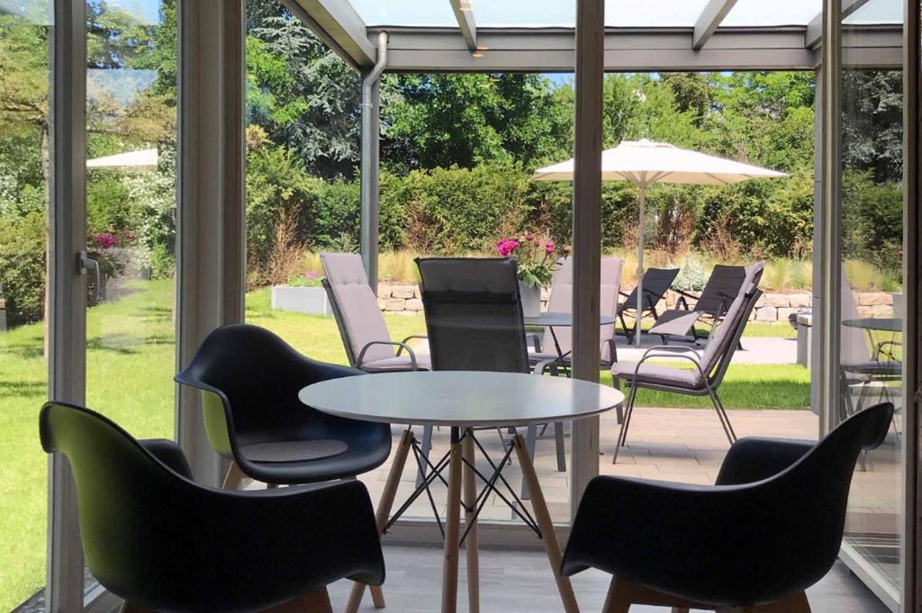 Zahrada ubytování Cube-House Ferienhaus in Franken