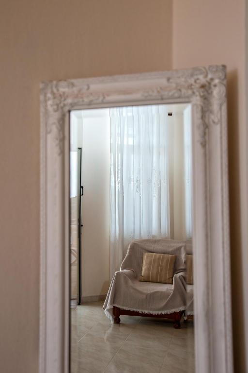 Postel nebo postele na pokoji v ubytování Xατζηράδος