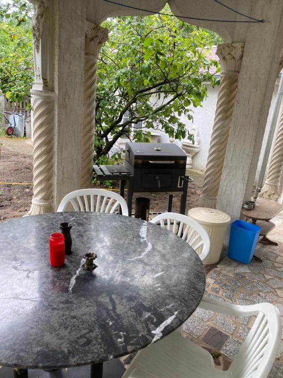 Patio nebo venkovní prostory v ubytování Villa in Walsrode