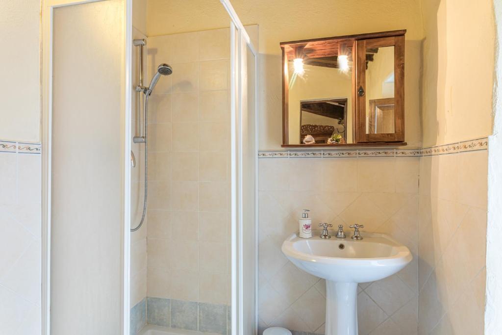 Koupelna v ubytování Villa Rachele