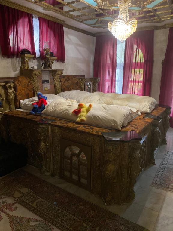 Postel nebo postele na pokoji v ubytování Villa in Walsrode