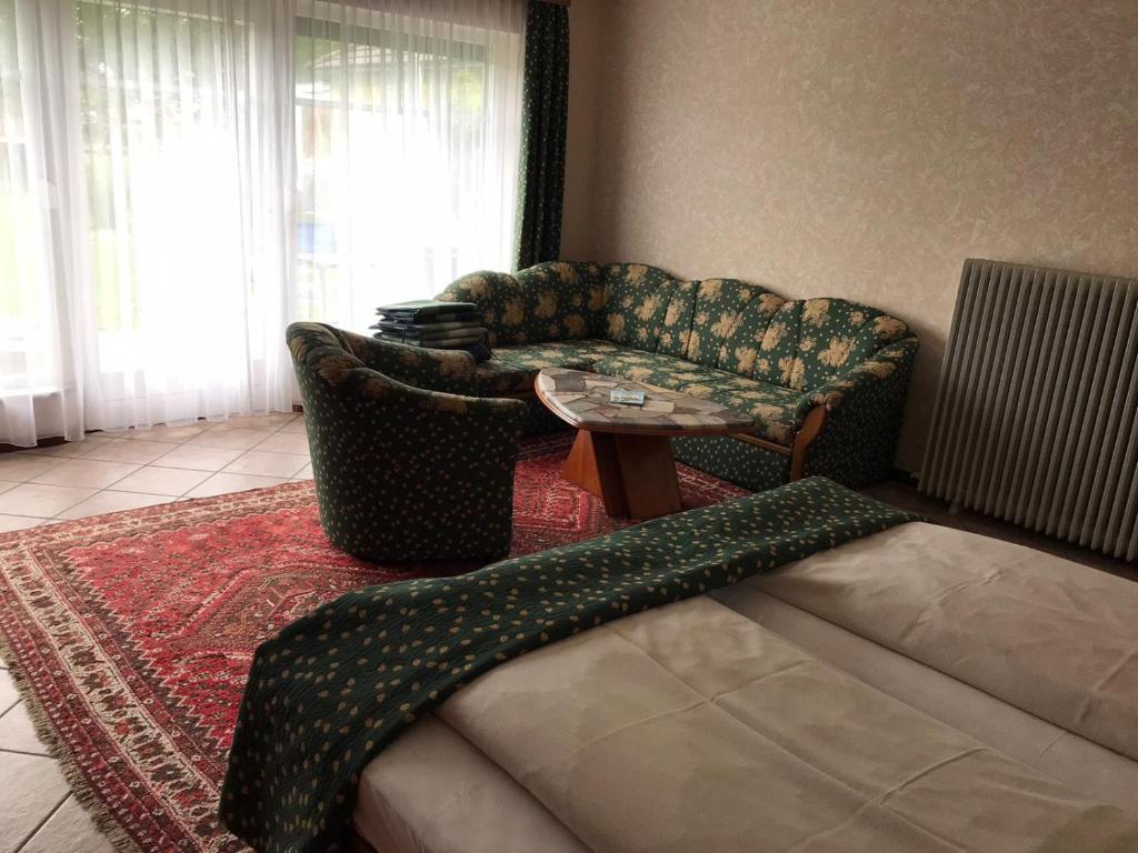 Posezení v ubytování Ferienanlage Seehof