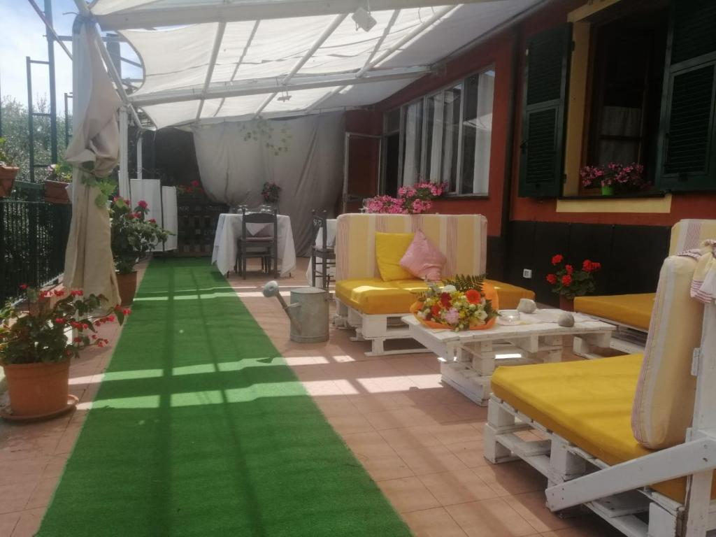 Zahrada ubytování Rooms and Breakfast da Carla