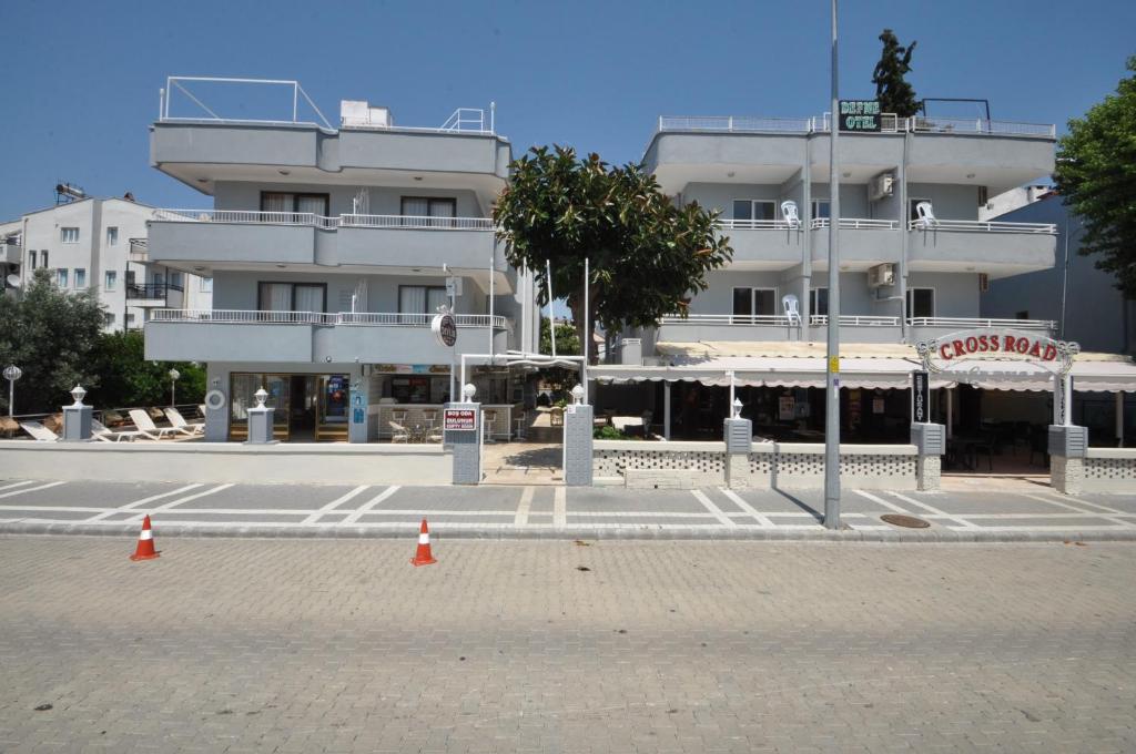 Budova, kde se aparthotel nachází