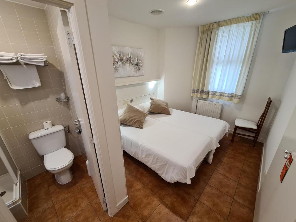 Koupelna v ubytování Hotel Jacobeo