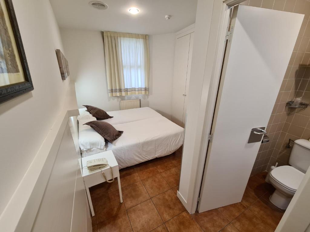 Koupelna v ubytování Hotel Jacobeo