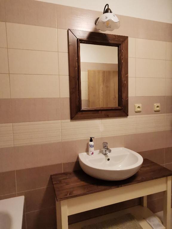Koupelna v ubytování Luxusní apartmány Soběslav