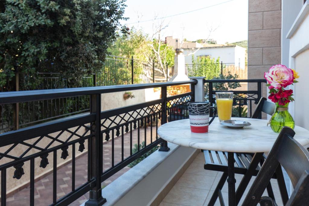 Balkon lub taras w obiekcie Anastellar